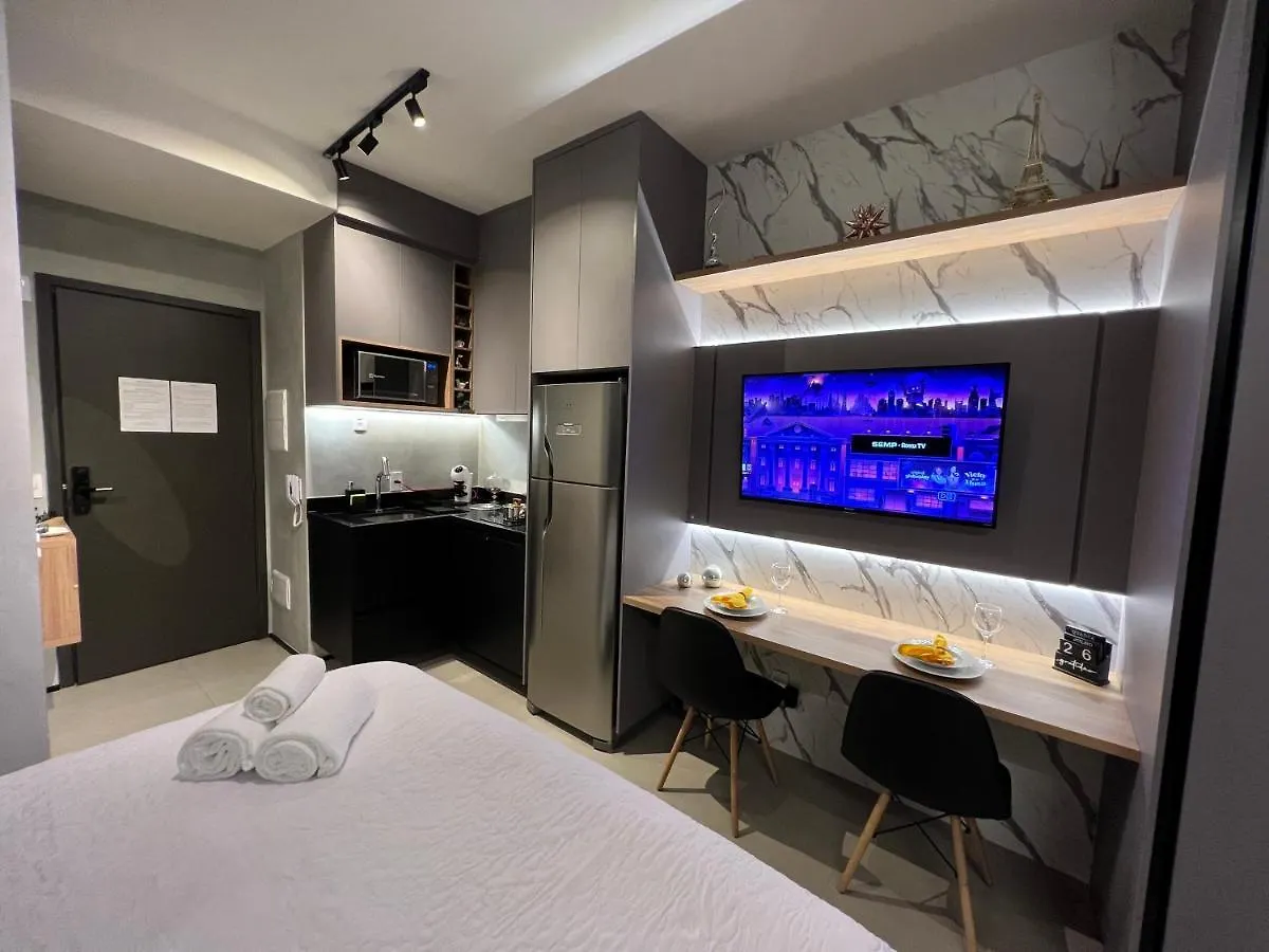Apartament Apartamento Novo E Luxuoso Ao Lado Do Allianz São Paulo Brazylia